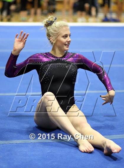 Thumbnail 1 in CHSAA Gymnastics Championships (Day 2, 5A and 4A) photogallery.