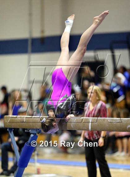 Thumbnail 3 in CHSAA Gymnastics Championships (Day 2, 5A and 4A) photogallery.