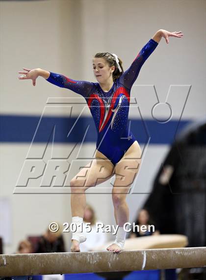 Thumbnail 3 in CHSAA Gymnastics Championships (Day 2, 5A and 4A) photogallery.