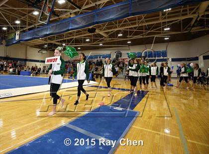 Thumbnail 1 in CHSAA Gymnastics Championships (Day 2, 5A and 4A) photogallery.