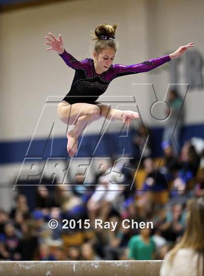 Thumbnail 2 in CHSAA Gymnastics Championships (Day 2, 5A and 4A) photogallery.