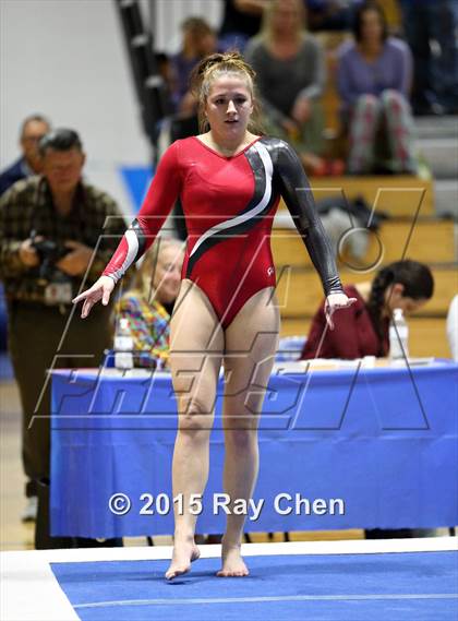 Thumbnail 1 in CHSAA Gymnastics Championships (Day 2, 5A and 4A) photogallery.