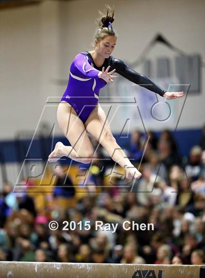 Thumbnail 1 in CHSAA Gymnastics Championships (Day 2, 5A and 4A) photogallery.