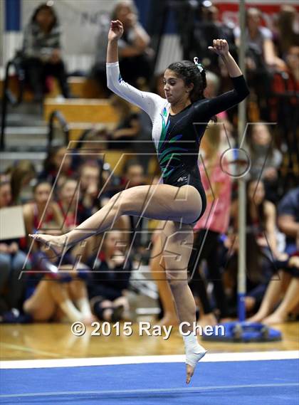 Thumbnail 2 in CHSAA Gymnastics Championships (Day 2, 5A and 4A) photogallery.