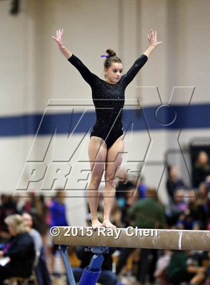 Thumbnail 2 in CHSAA Gymnastics Championships (Day 2, 5A and 4A) photogallery.
