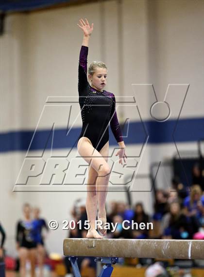 Thumbnail 2 in CHSAA Gymnastics Championships (Day 2, 5A and 4A) photogallery.