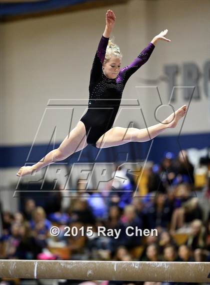 Thumbnail 3 in CHSAA Gymnastics Championships (Day 2, 5A and 4A) photogallery.