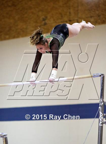 Thumbnail 2 in CHSAA Gymnastics Championships (Day 2, 5A and 4A) photogallery.