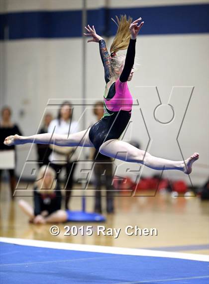 Thumbnail 3 in CHSAA Gymnastics Championships (Day 2, 5A and 4A) photogallery.