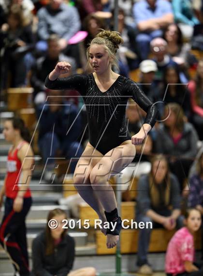 Thumbnail 2 in CHSAA Gymnastics Championships (Day 2, 5A and 4A) photogallery.