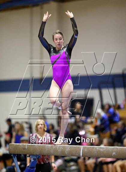 Thumbnail 1 in CHSAA Gymnastics Championships (Day 2, 5A and 4A) photogallery.