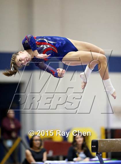 Thumbnail 1 in CHSAA Gymnastics Championships (Day 2, 5A and 4A) photogallery.