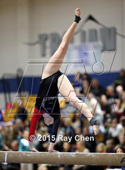 Thumbnail 2 in CHSAA Gymnastics Championships (Day 2, 5A and 4A) photogallery.