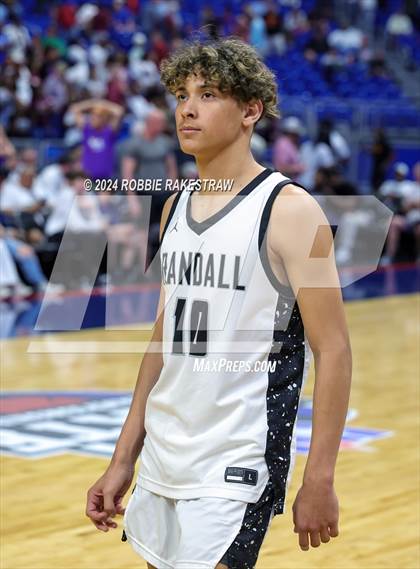 Thumbnail 3 in Randall vs. Silsbee (UIL 4A Basketball Semifinal Medal Ceremony) photogallery.