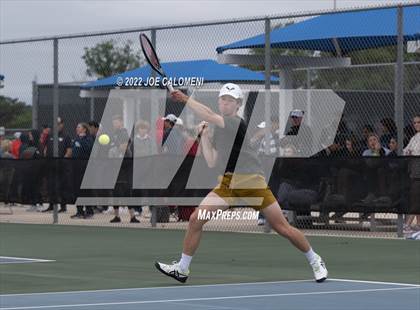 Thumbnail 2 in Alamo Heights vs Amarillo (UIL 5A Boys Doubles State Quarterfinal) photogallery.