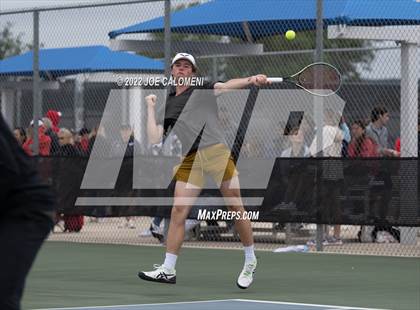 Thumbnail 3 in Alamo Heights vs Amarillo (UIL 5A Boys Doubles State Quarterfinal) photogallery.