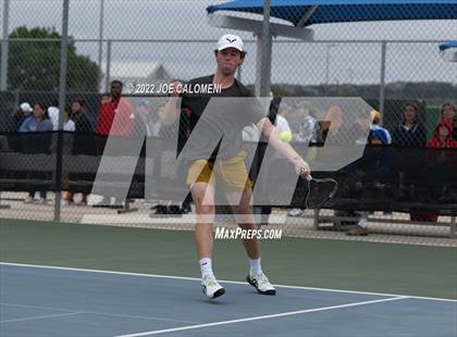 Thumbnail 2 in Alamo Heights vs Amarillo (UIL 5A Boys Doubles State Quarterfinal) photogallery.