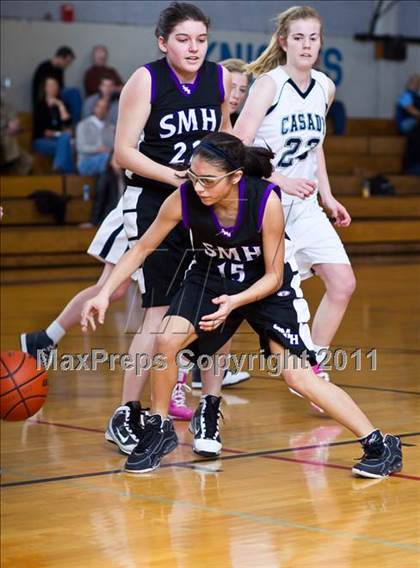 Thumbnail 2 in Casady vs St. Mary's Hall (SPC Div II Championship)  photogallery.
