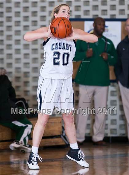 Thumbnail 2 in Casady vs St. Mary's Hall (SPC Div II Championship)  photogallery.