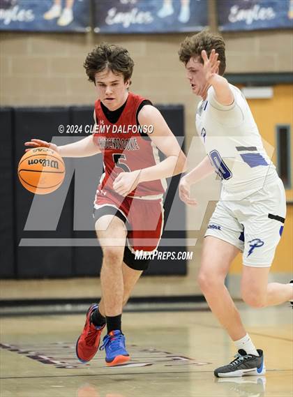 Thumbnail 2 in Addenbrooke Classical Academy vs Denver Christian (CHSAA 2A District 7 Championship) photogallery.