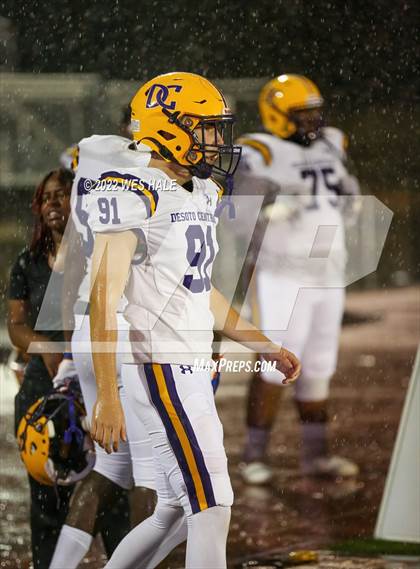 Thumbnail 2 in DeSoto Central @ Clinton (MSHAA 6A Round 1) photogallery.