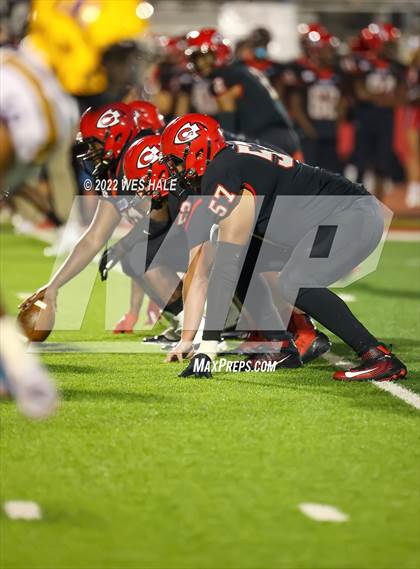 Thumbnail 3 in DeSoto Central @ Clinton (MSHAA 6A Round 1) photogallery.
