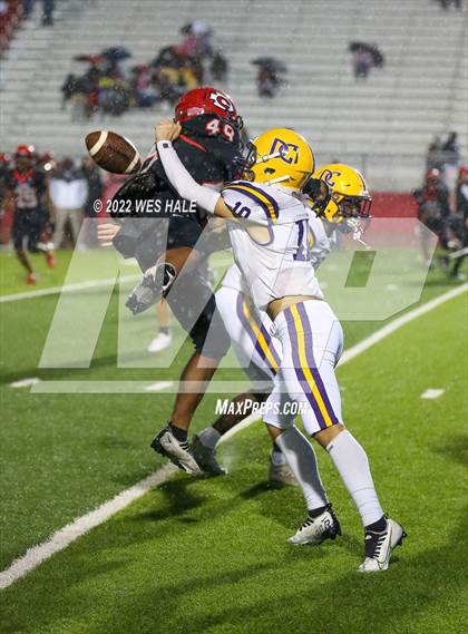 Thumbnail 1 in DeSoto Central @ Clinton (MSHAA 6A Round 1) photogallery.