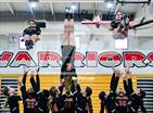 This MaxPreps.com professional photo is from the gallery Twelve Bridges vs. Roseville (CIF SJS Div 2 Stunt Finals) which features Roseville high school athletes playing  Cheer.