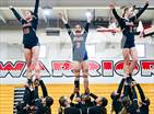 This MaxPreps.com professional photo is from the gallery Twelve Bridges vs. Roseville (CIF SJS Div 2 Stunt Finals) which features Roseville high school athletes playing  Cheer.