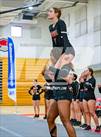 This MaxPreps.com professional photo is from the gallery Twelve Bridges vs. Roseville (CIF SJS Div 2 Stunt Finals) which features Roseville high school athletes playing  Cheer.