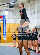 This MaxPreps.com professional photo is from the gallery Twelve Bridges vs. Roseville (CIF SJS Div 2 Stunt Finals) which features Roseville high school athletes playing  Cheer.