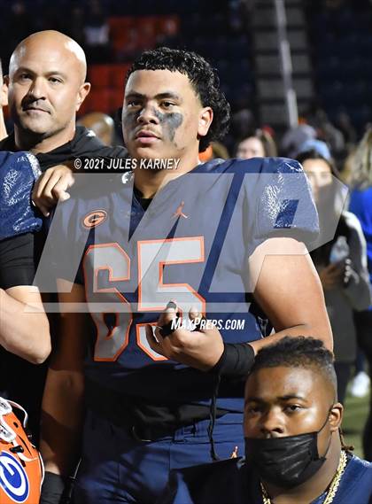 Thumbnail 3 in Liberty @ Bishop Gorman (NIAA 5A Southern Region Championship) photogallery.