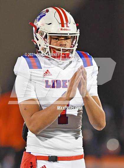 Thumbnail 2 in Liberty @ Bishop Gorman (NIAA 5A Southern Region Championship) photogallery.