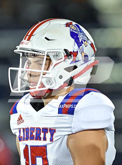 Thumbnail 2 in Liberty @ Bishop Gorman (NIAA 5A Southern Region Championship) photogallery.