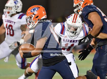 Thumbnail 1 in Liberty @ Bishop Gorman (NIAA 5A Southern Region Championship) photogallery.