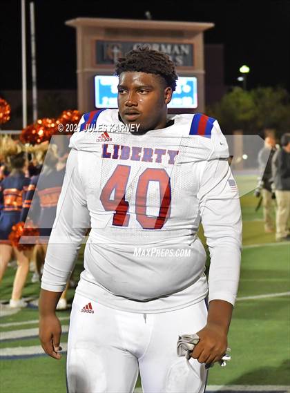Thumbnail 3 in Liberty @ Bishop Gorman (NIAA 5A Southern Region Championship) photogallery.