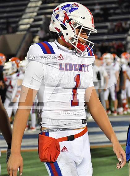 Thumbnail 3 in Liberty @ Bishop Gorman (NIAA 5A Southern Region Championship) photogallery.