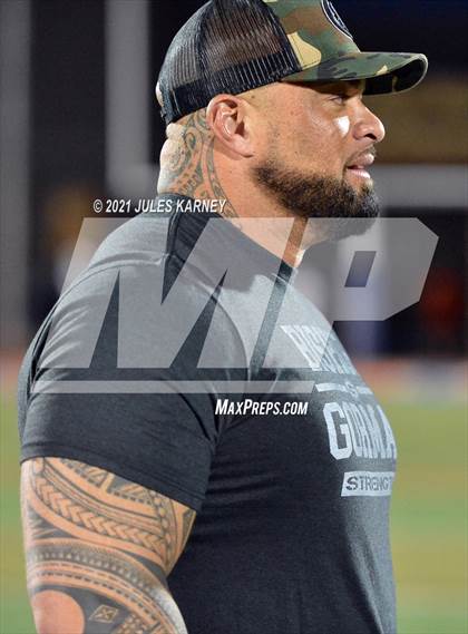 Thumbnail 2 in Liberty @ Bishop Gorman (NIAA 5A Southern Region Championship) photogallery.