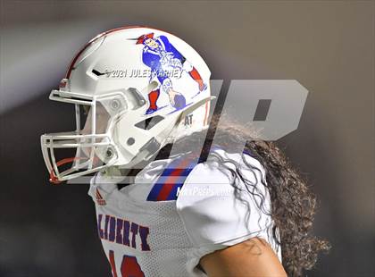 Thumbnail 1 in Liberty @ Bishop Gorman (NIAA 5A Southern Region Championship) photogallery.