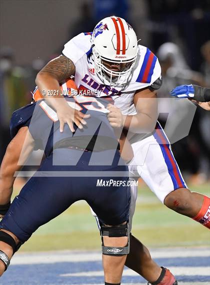 Thumbnail 2 in Liberty @ Bishop Gorman (NIAA 5A Southern Region Championship) photogallery.