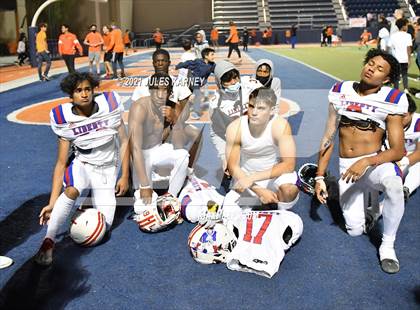 Thumbnail 1 in Liberty @ Bishop Gorman (NIAA 5A Southern Region Championship) photogallery.