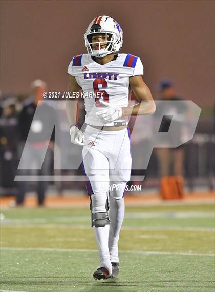 Thumbnail 1 in Liberty @ Bishop Gorman (NIAA 5A Southern Region Championship) photogallery.