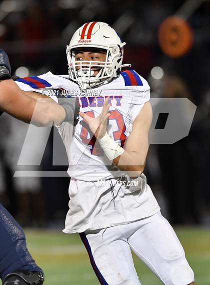 Thumbnail 1 in Liberty @ Bishop Gorman (NIAA 5A Southern Region Championship) photogallery.