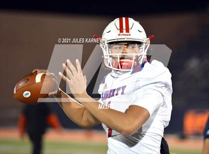 Thumbnail 3 in Liberty @ Bishop Gorman (NIAA 5A Southern Region Championship) photogallery.