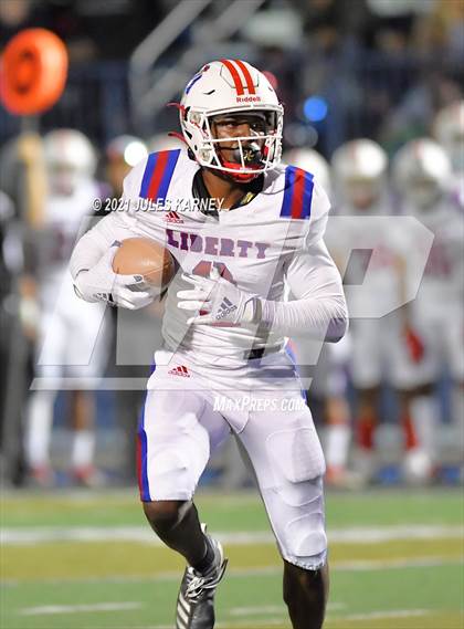 Thumbnail 3 in Liberty @ Bishop Gorman (NIAA 5A Southern Region Championship) photogallery.