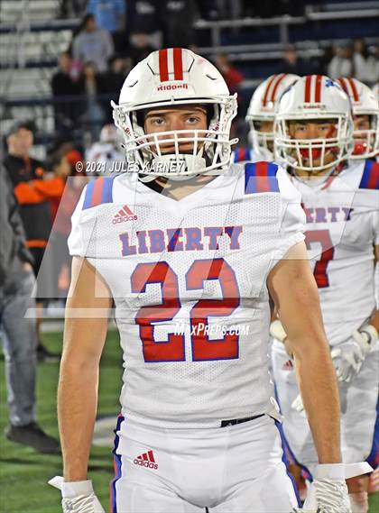 Thumbnail 1 in Liberty @ Bishop Gorman (NIAA 5A Southern Region Championship) photogallery.