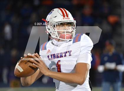 Thumbnail 3 in Liberty @ Bishop Gorman (NIAA 5A Southern Region Championship) photogallery.