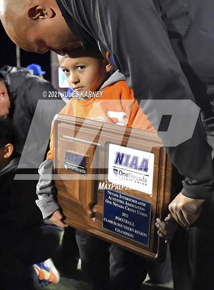 Thumbnail 2 in Liberty @ Bishop Gorman (NIAA 5A Southern Region Championship) photogallery.