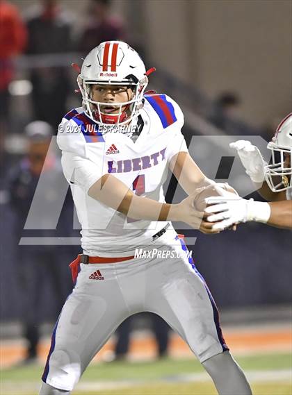 Thumbnail 1 in Liberty @ Bishop Gorman (NIAA 5A Southern Region Championship) photogallery.