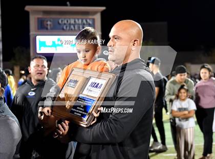 Thumbnail 2 in Liberty @ Bishop Gorman (NIAA 5A Southern Region Championship) photogallery.